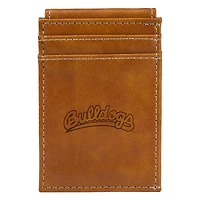 Brown Fresno State Bulldogs Front Pocket Wallet