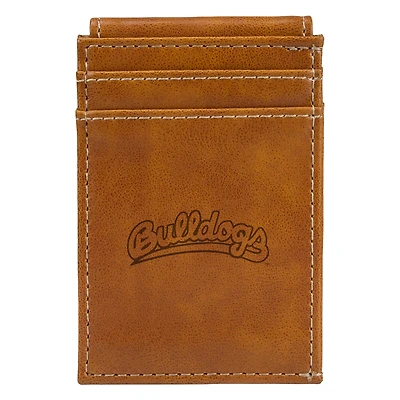 Brown Fresno State Bulldogs Front Pocket Wallet