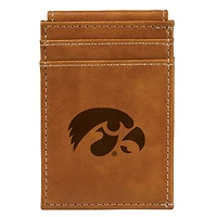 Brown Iowa Hawkeyes Front Pocket Wallet