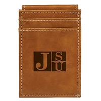 Brown Jackson State Tigers Front Pocket Wallet