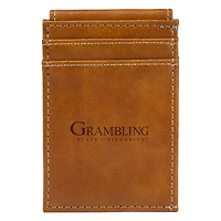 Brown Grambling Tigers Front Pocket Wallet