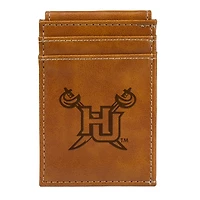 Brown Hampton Pirates Front Pocket Wallet