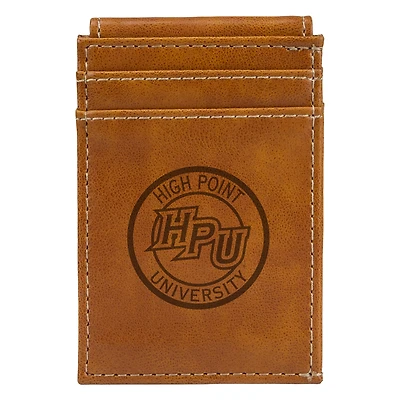 Brown High Point Panthers Front Pocket Wallet