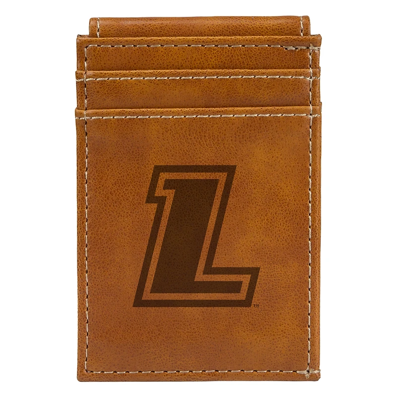 Brown Loyola Greyhounds Front Pocket Wallet