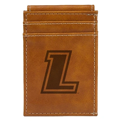 Brown Loyola Greyhounds Front Pocket Wallet