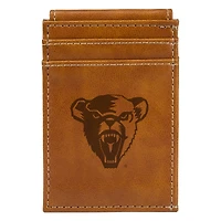 Brown Maine Black Bears Front Pocket Wallet