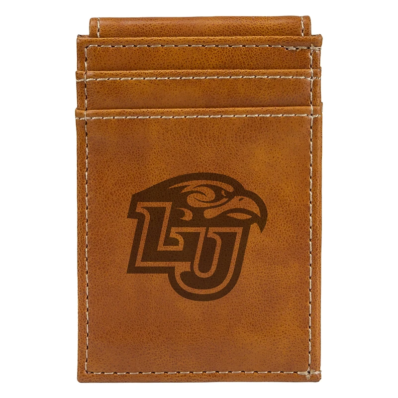 Brown Liberty Flames Front Pocket Wallet