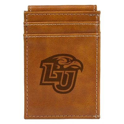 Brown Liberty Flames Front Pocket Wallet