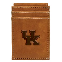 Brown Kentucky Wildcats Front Pocket Wallet
