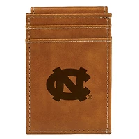 Brown North Carolina Tar Heels Front Pocket Wallet