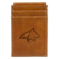 Brown Montana State Bobcats Front Pocket Wallet