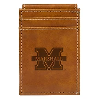 Brown Marshall Thundering Herd Front Pocket Wallet