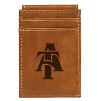 Brown North Carolina A&T Aggies Front Pocket Wallet