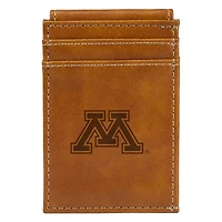 Brown Minnesota Golden Gophers Front Pocket Wallet