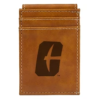 Brown Charlotte 49ers Front Pocket Wallet
