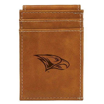 Brown North Carolina Central Eagles Front Pocket Wallet