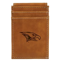 Brown North Carolina Central Eagles Front Pocket Wallet