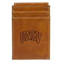 Brown UNLV Rebels Front Pocket Wallet