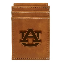 Brown Auburn Tigers Front Pocket Wallet