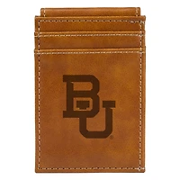 Brown Baylor Bears Front Pocket Wallet