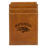 Brown Nevada Wolf Pack Front Pocket Wallet