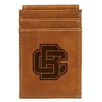 Brown Bethune-Cookman Wildcats Front Pocket Wallet