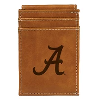 Brown Alabama Crimson Tide Front Pocket Wallet