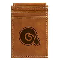 Brown Albany State Golden Rams Front Pocket Wallet