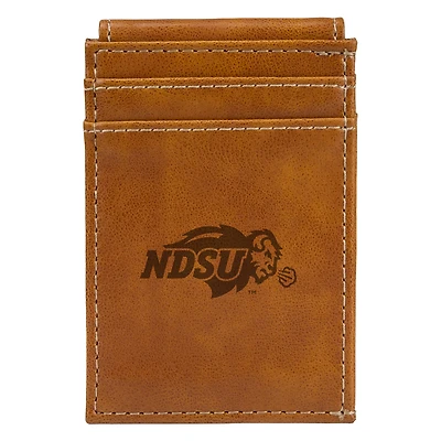 Brown NDSU Bison Front Pocket Wallet