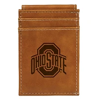 Brown Ohio State Buckeyes Front Pocket Wallet