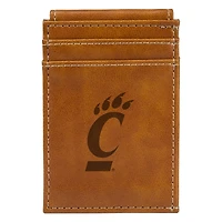 Brown Cincinnati Bearcats Front Pocket Wallet