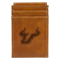 Brown South Florida Bulls Front Pocket Wallet