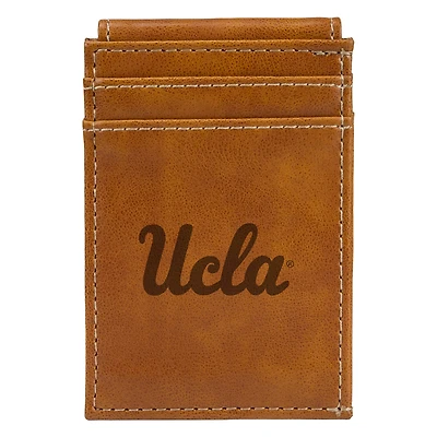 Brown UCLA Bruins Front Pocket Wallet