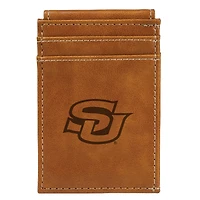Brown Southern University Jaguars Front Pocket Wallet