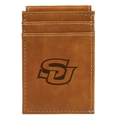Brown Southern University Jaguars Front Pocket Wallet
