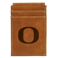 Brown Oregon Ducks Front Pocket Wallet