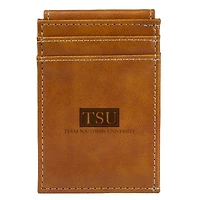 Brown Texas Southern Tigers Front Pocket Wallet