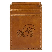 Brown Tulane Green Wave Front Pocket Wallet
