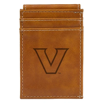 Brown Vanderbilt Commodores Front Pocket Wallet