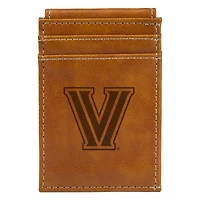 Brown Villanova Wildcats Front Pocket Wallet