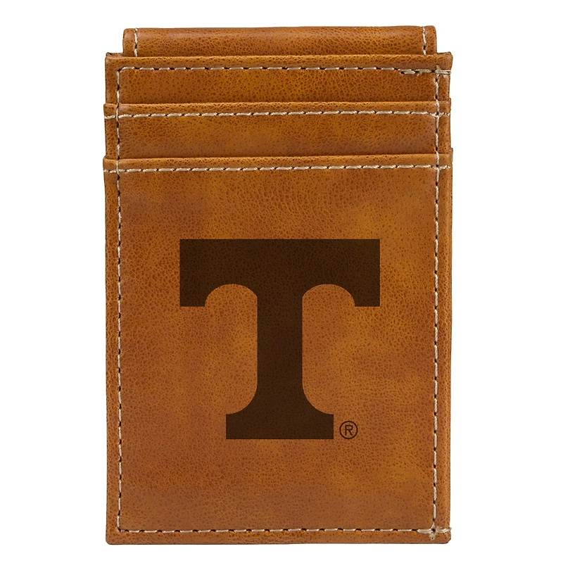 Brown Tennessee Volunteers Front Pocket Wallet