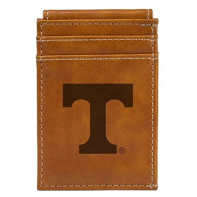 Brown Tennessee Volunteers Front Pocket Wallet