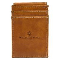 Brown William & Mary Tribe Front Pocket Wallet