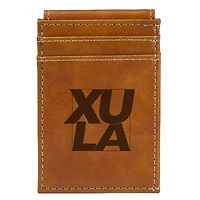 Brown Xavier University of Louisiana Gold Rush Front Pocket Wallet