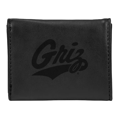 Black Montana Grizzlies Trifold Wallet
