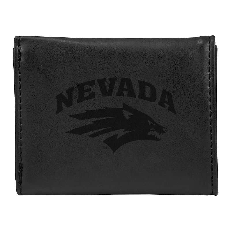 Black Nevada Wolf Pack Trifold Wallet