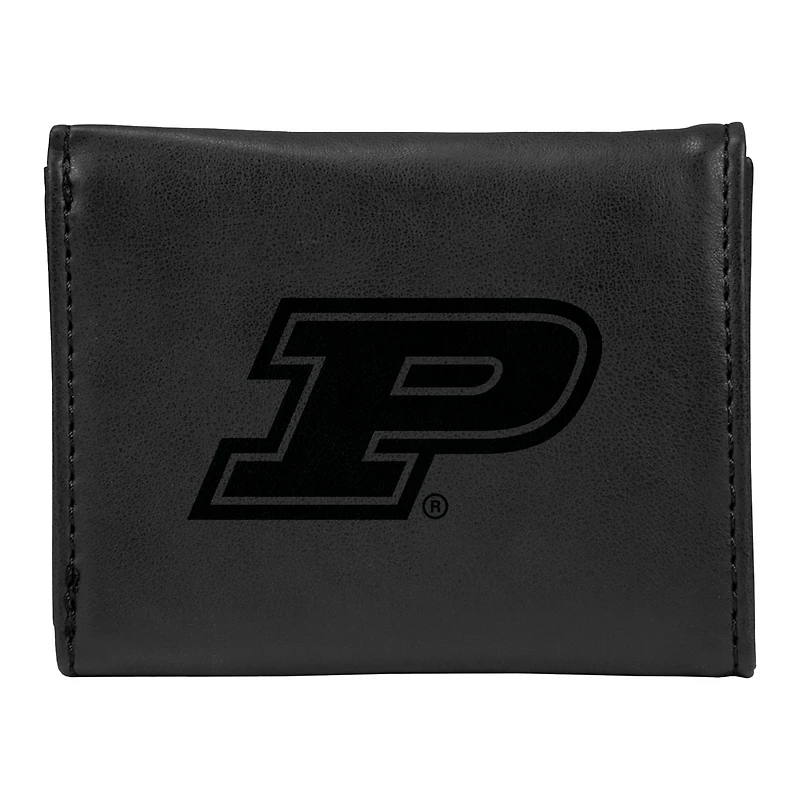Black Purdue Boilermakers Trifold Wallet