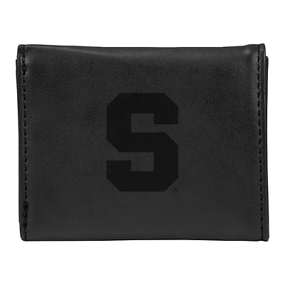 Black Syracuse Orange Trifold Wallet