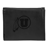 Black Utah Utes Trifold Wallet