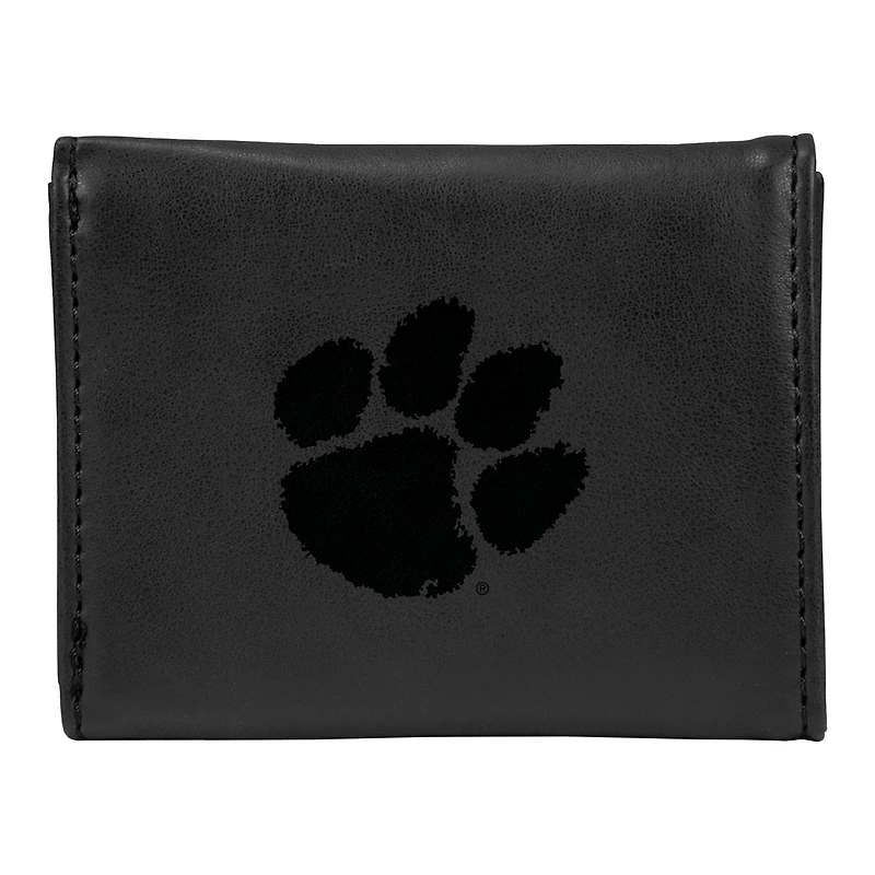 Black Clemson Tigers Trifold Wallet